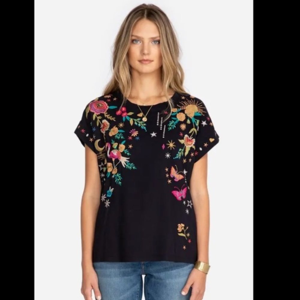 Johnny Was Thalia Relaxed Tee